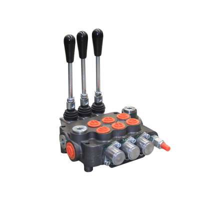 80L/min monoblock handle tractor hydraulic control valves